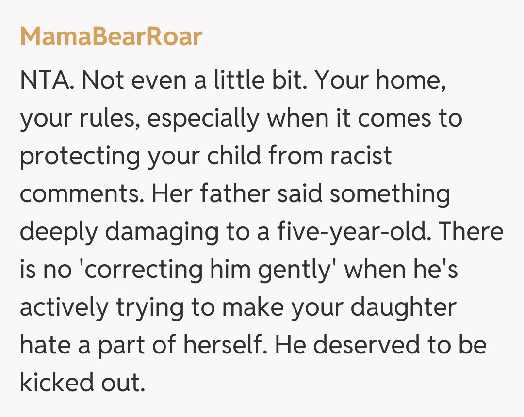Comentariu de la MamaBearRoar