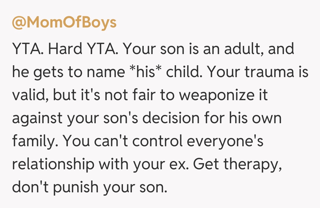 Comentariu de la @MomOfBoys