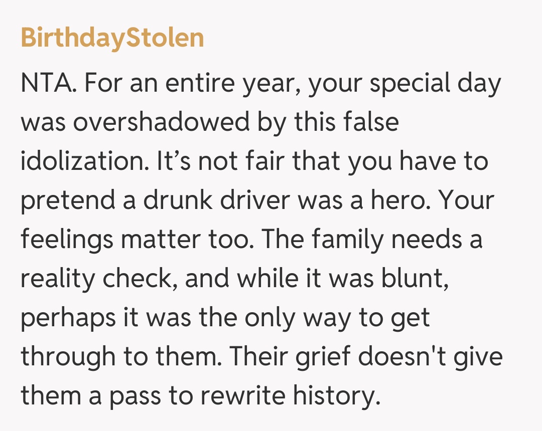 Comentariu de la BirthdayStolen