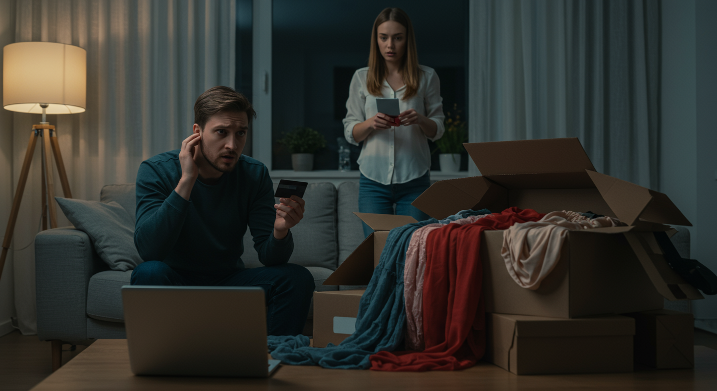 AITA for telling my wife that she can't order a bunch of dresses on my credit card to try on and return?