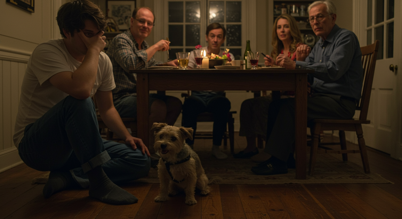 AITA for walking out of a dinner party because my friends brought their dog without asking?