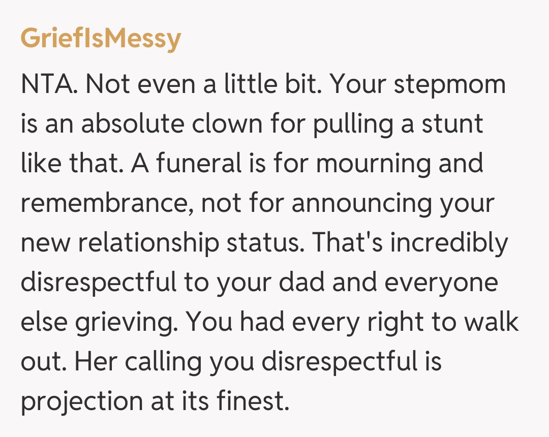 Comentariu de la GriefIsMessy