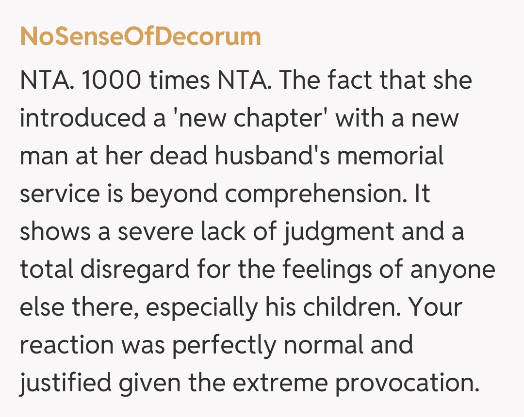 Comentariu de la NoSenseOfDecorum