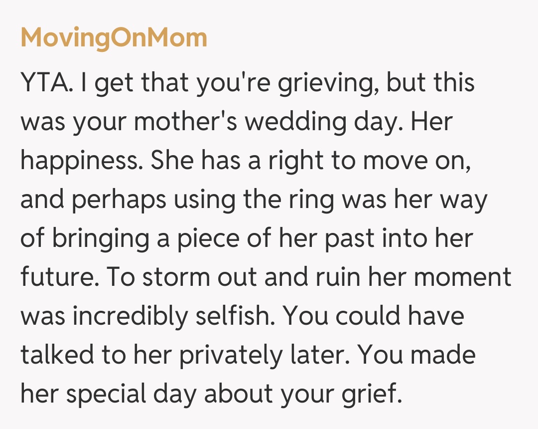 Comentariu de la MovingOnMom