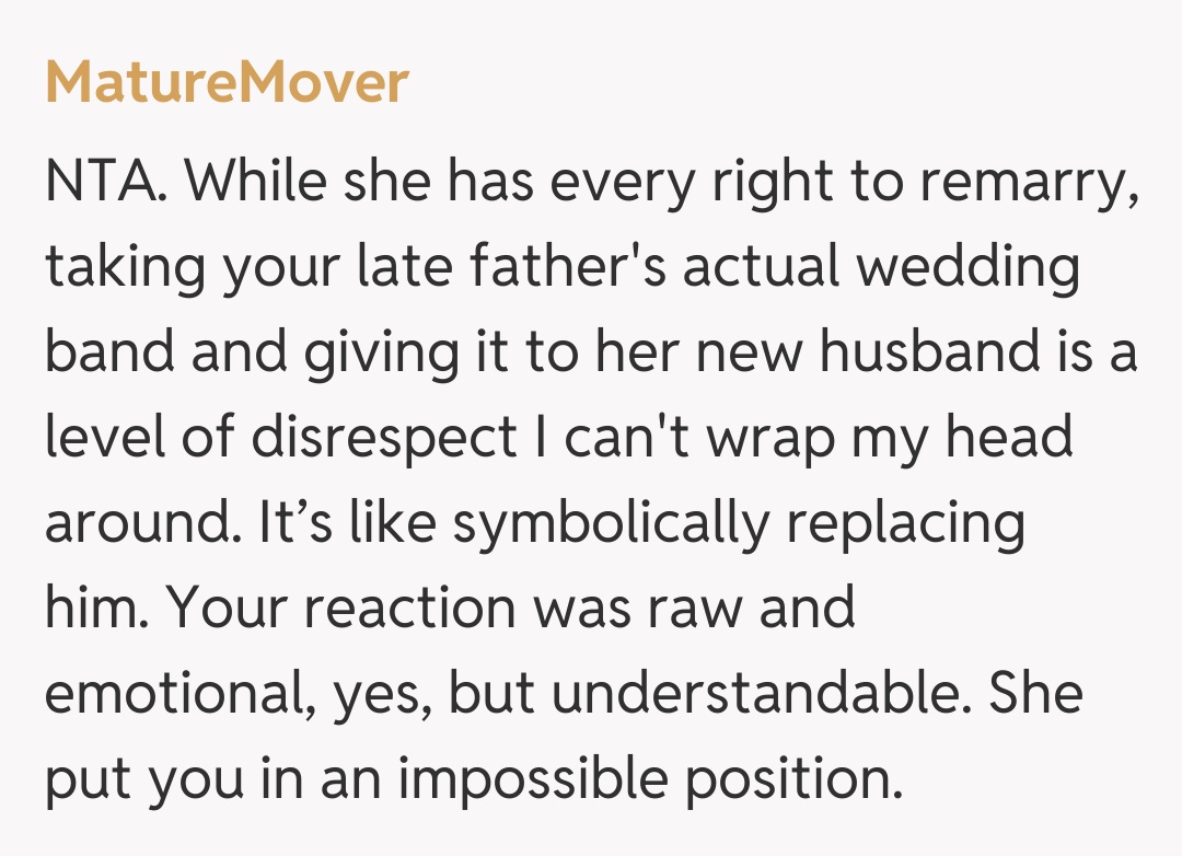 Comentariu de la MatureMover