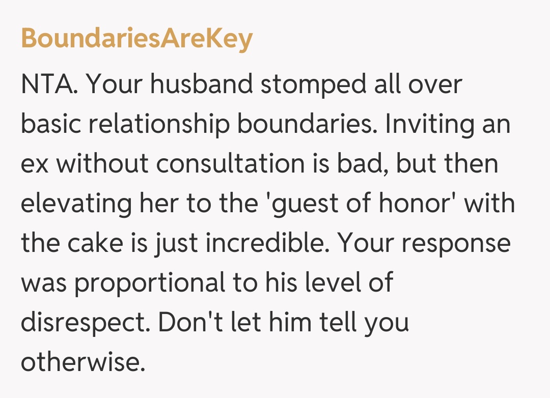 Comentariu de la BoundariesAreKey