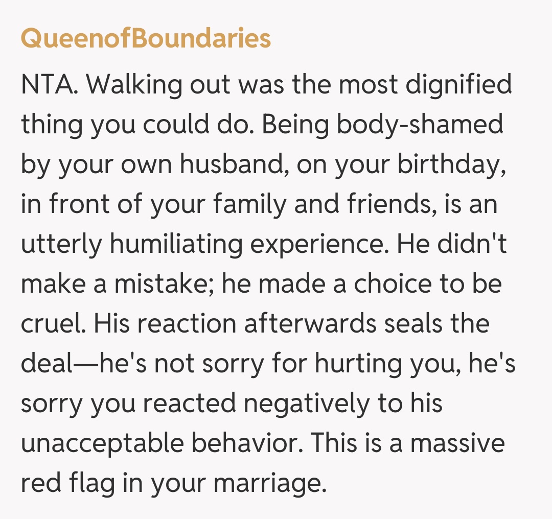 Comentariu de la QueenofBoundaries