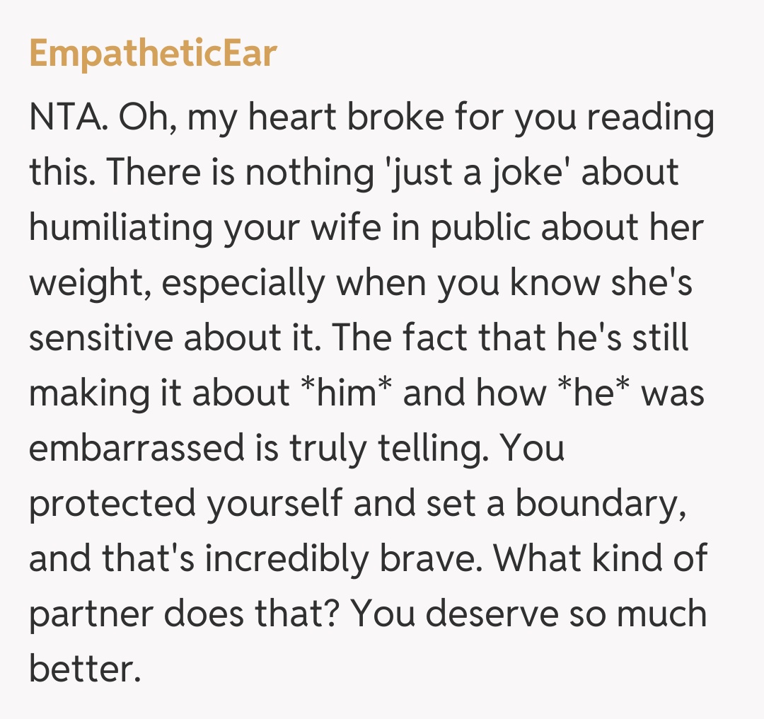 Comentariu de la EmpatheticEar