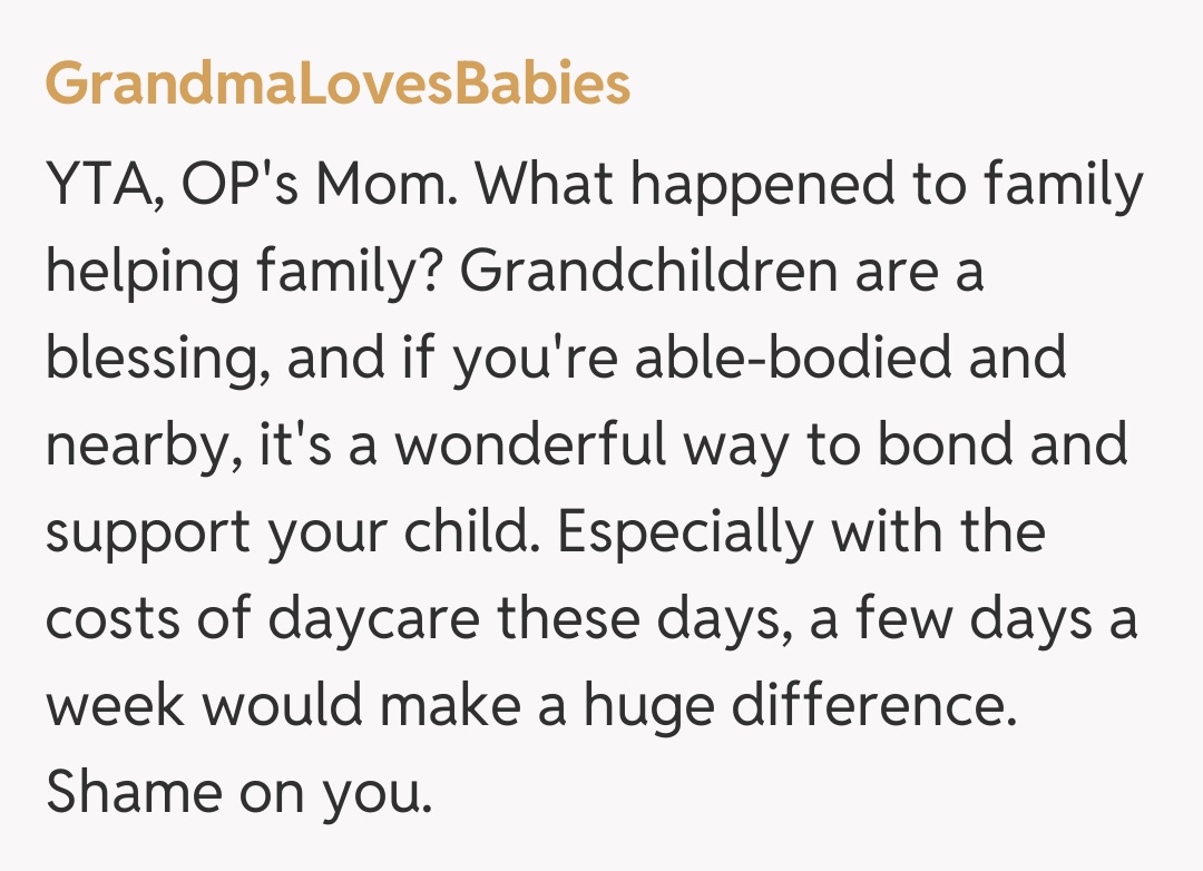 Comentariu de la GrandmaLovesBabies