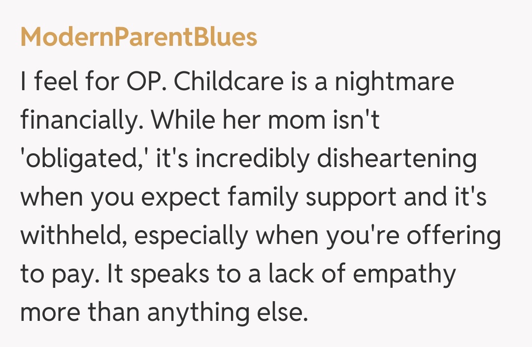 Comentariu de la ModernParentBlues