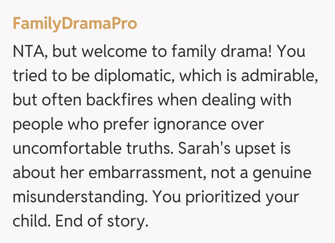 Comentariu de la FamilyDramaPro