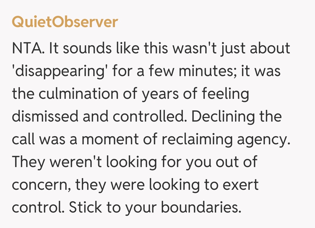 Comentariu de la QuietObserver