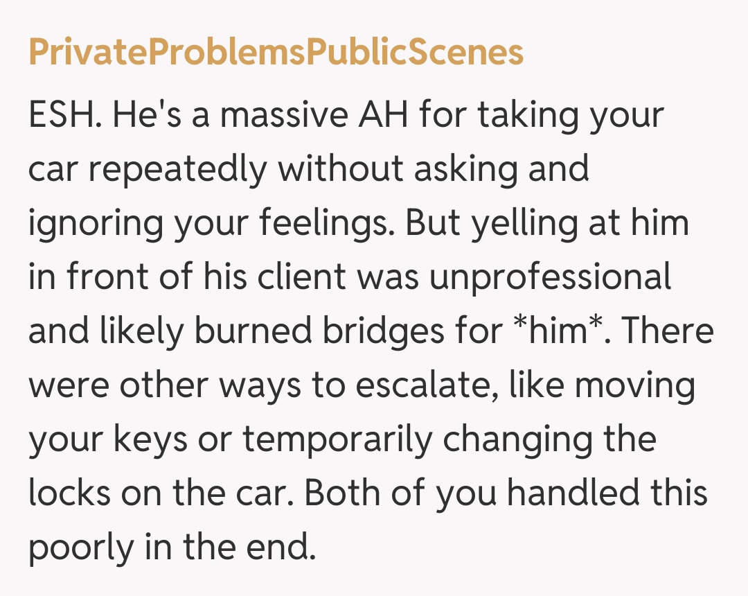 Comentariu de la PrivateProblemsPublicScenes