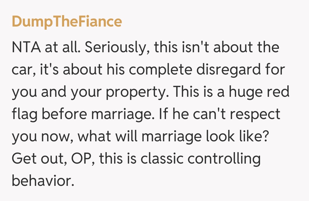 Comentariu de la DumpTheFiance