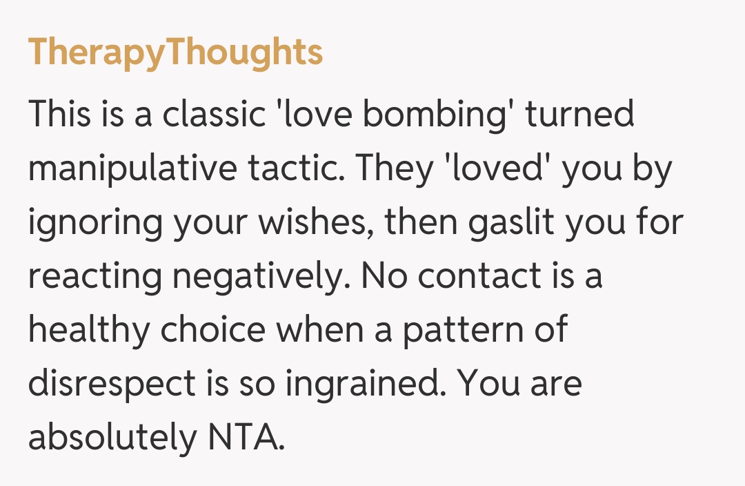 Comentariu de la TherapyThoughts