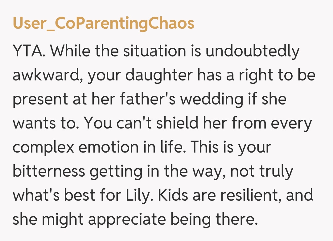 Comentariu de la User_CoParentingChaos
