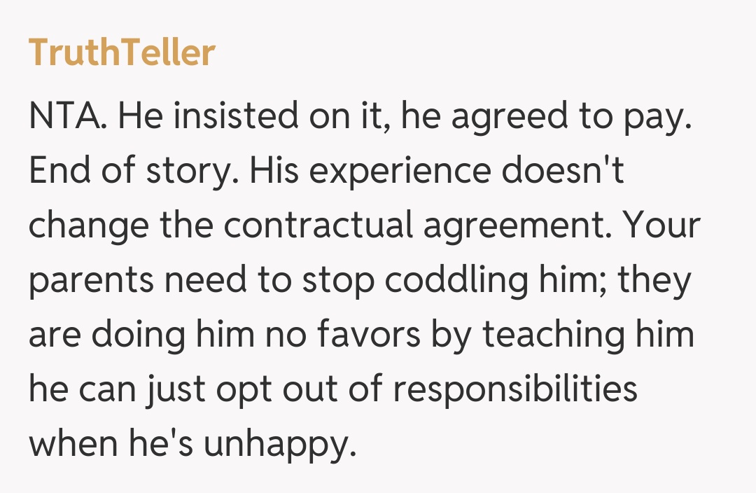 Comentariu de la TruthTeller