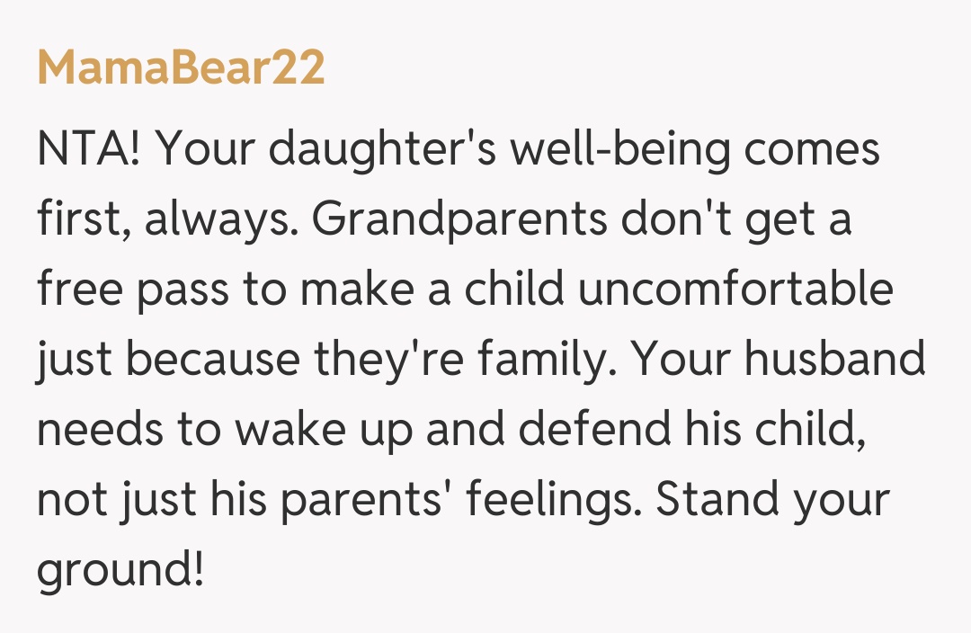 Comentariu de la MamaBear22
