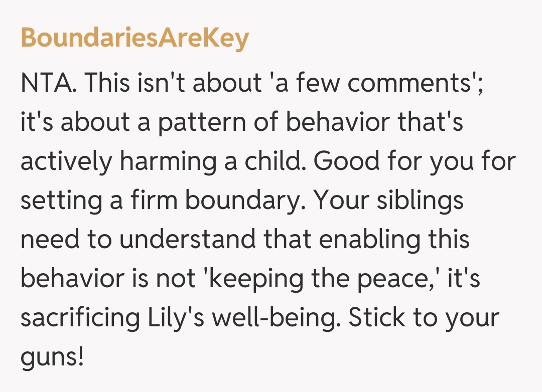 Comentariu de la BoundariesAreKey