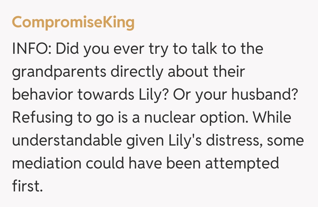Comentariu de la CompromiseKing