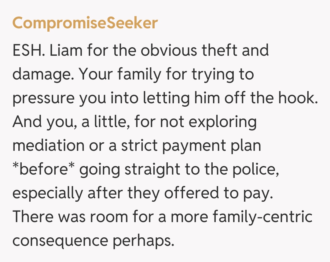 Comentariu de la CompromiseSeeker