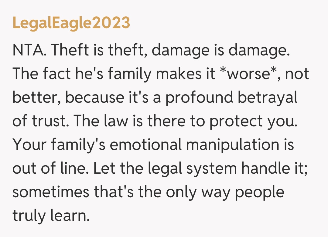 Comentariu de la LegalEagle2023