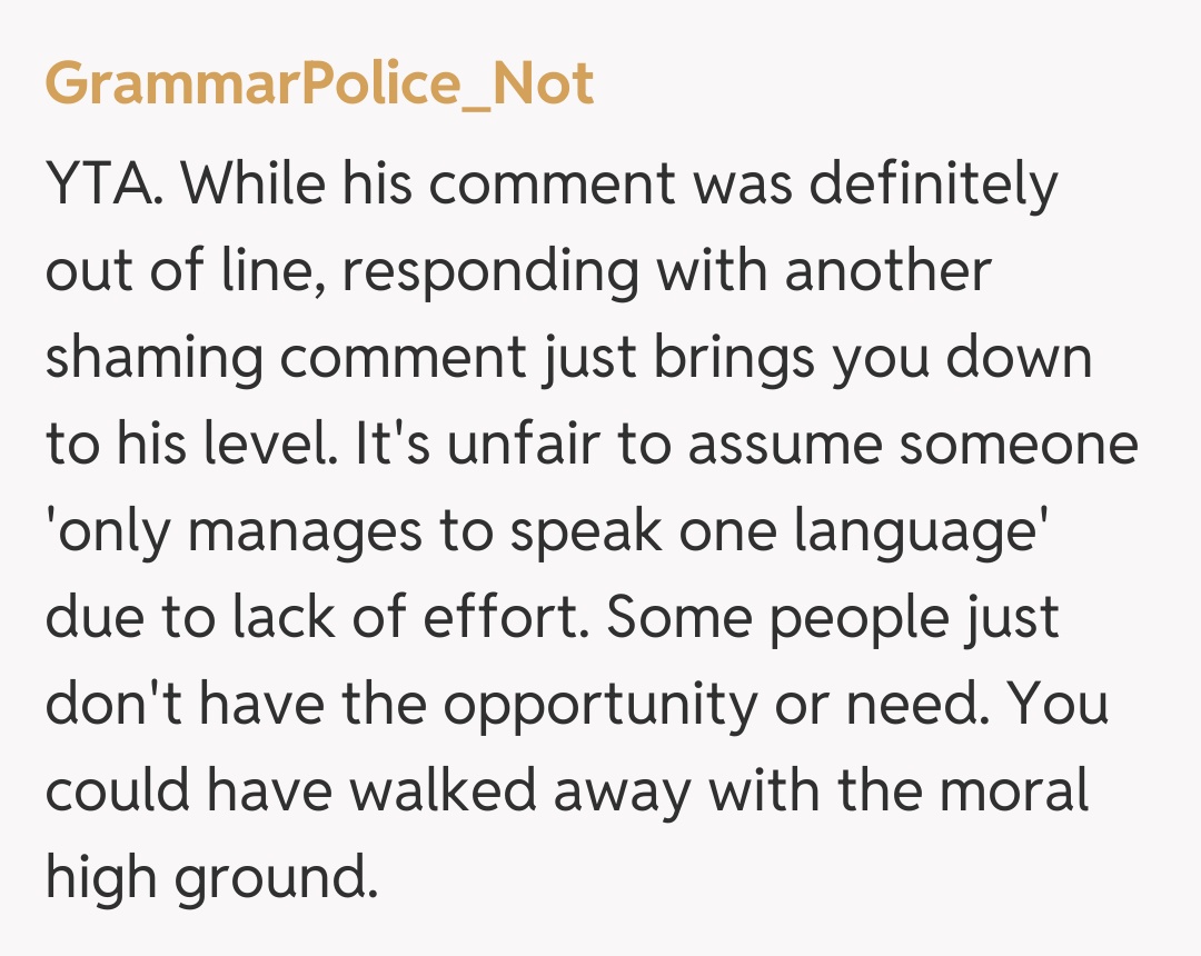Comentariu de la GrammarPolice_Not
