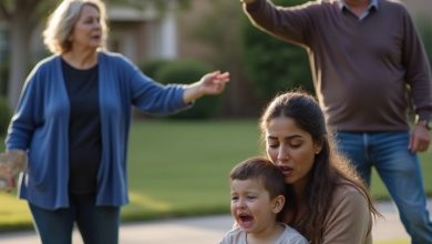 Photo of “I Found My Daughter Crying on the Lawn While Her Husband Screamed at Her — What Happened Next Changed Our Family Forever”