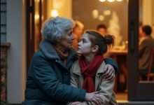 Photo of I Found My Daughter Freezing on Christmas Eve — What I Said Next Stopped the Party Cold