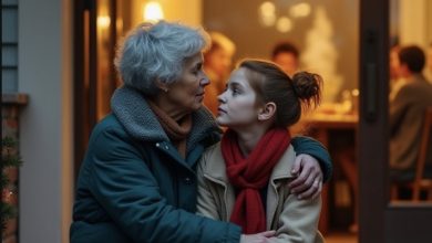 Photo of I Found My Daughter Freezing on Christmas Eve — What I Said Next Stopped the Party Cold