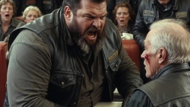 Photo of Biker Gang Walks Into a Diner After an Old Veteran Is Slapped – What Happens Next Silences the Bully Instantly