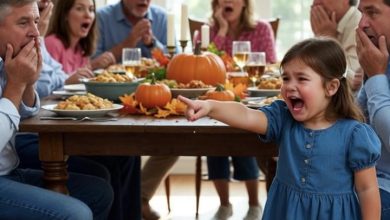 Photo of “Our Thanksgiving Turned Upside Down After My Five-Year-Old Stopped Dinner With a Shocking Warning”