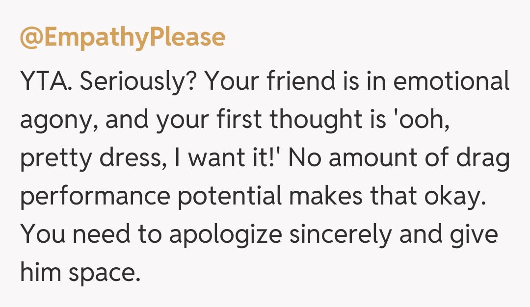 Comentariu de la @EmpathyPlease