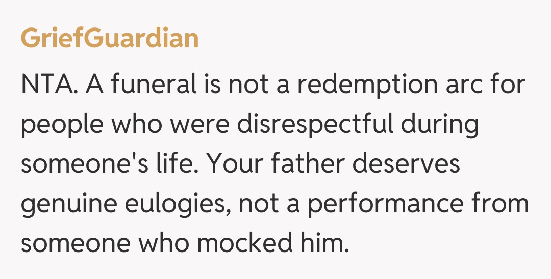 Comentariu de la GriefGuardian