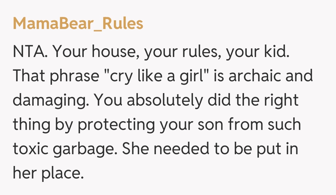 Comentariu de la MamaBear_Rules