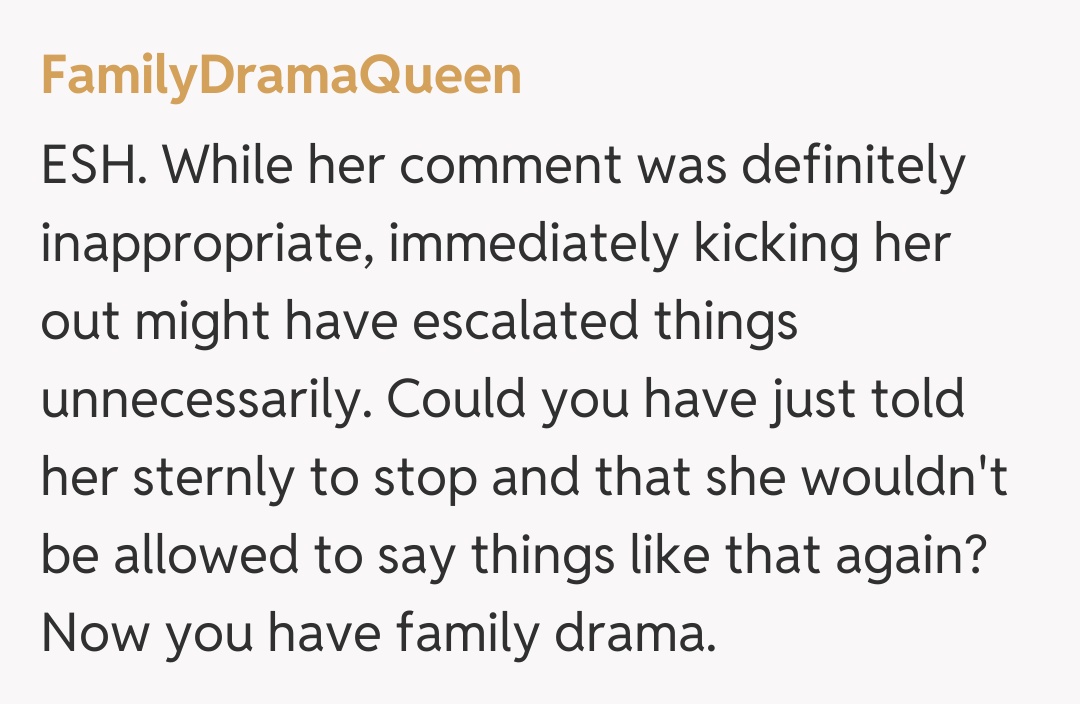 Comentariu de la FamilyDramaQueen