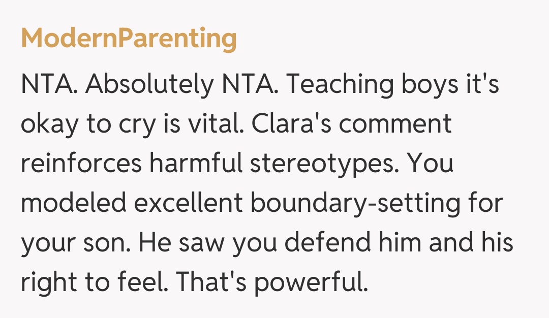 Comentariu de la ModernParenting