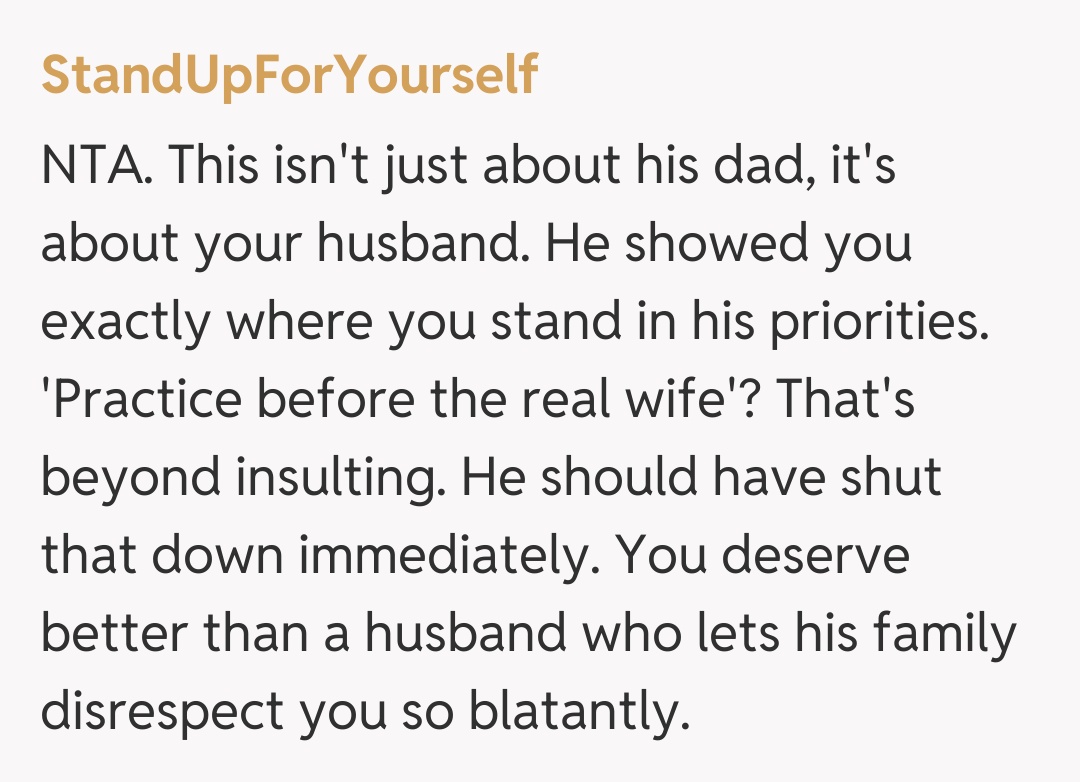 Comentariu de la StandUpForYourself