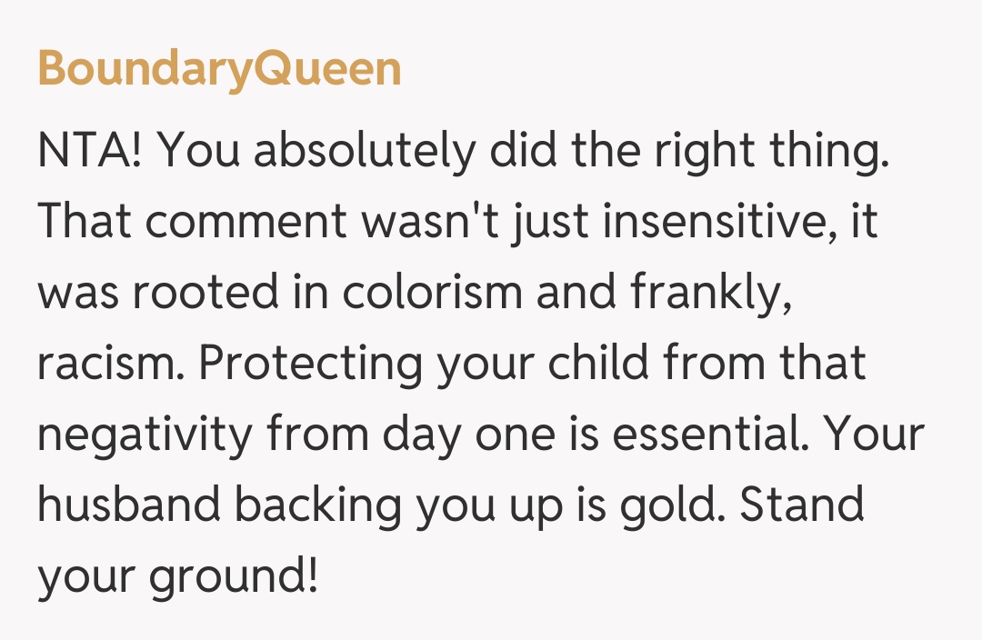 Comentariu de la BoundaryQueen