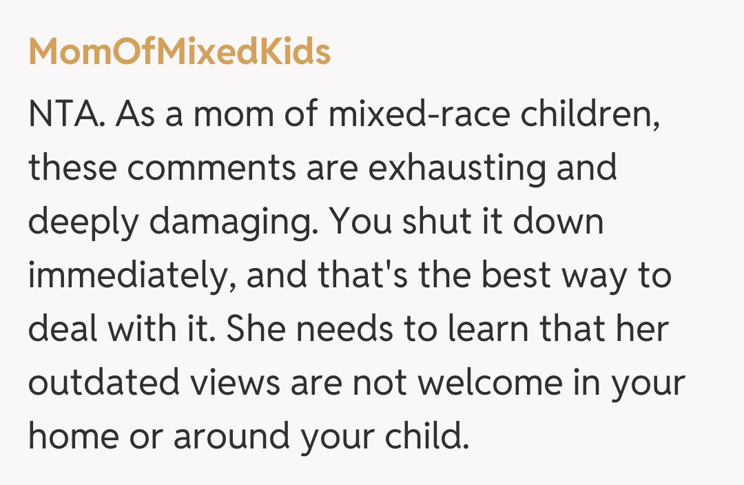 Comentariu de la MomOfMixedKids