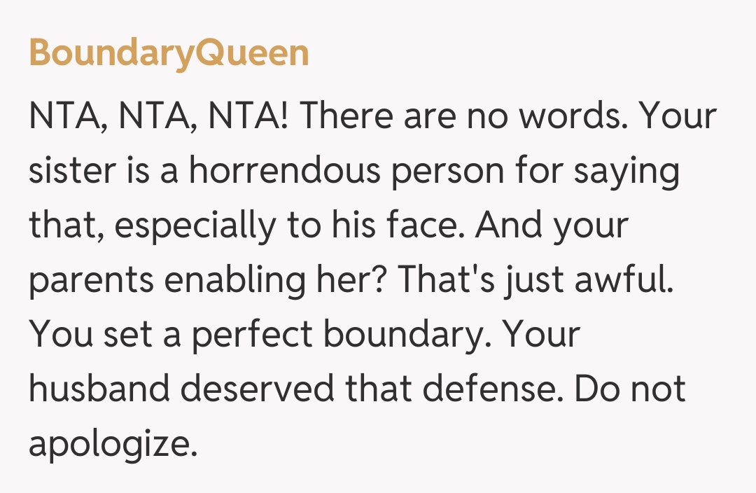 Comentariu de la BoundaryQueen