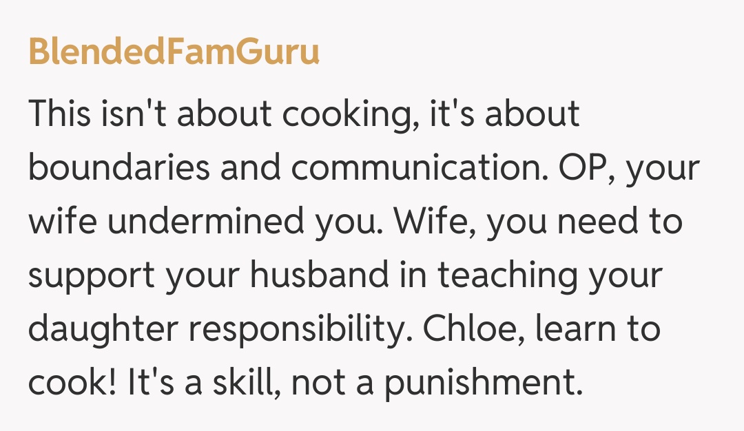 Comentariu de la BlendedFamGuru