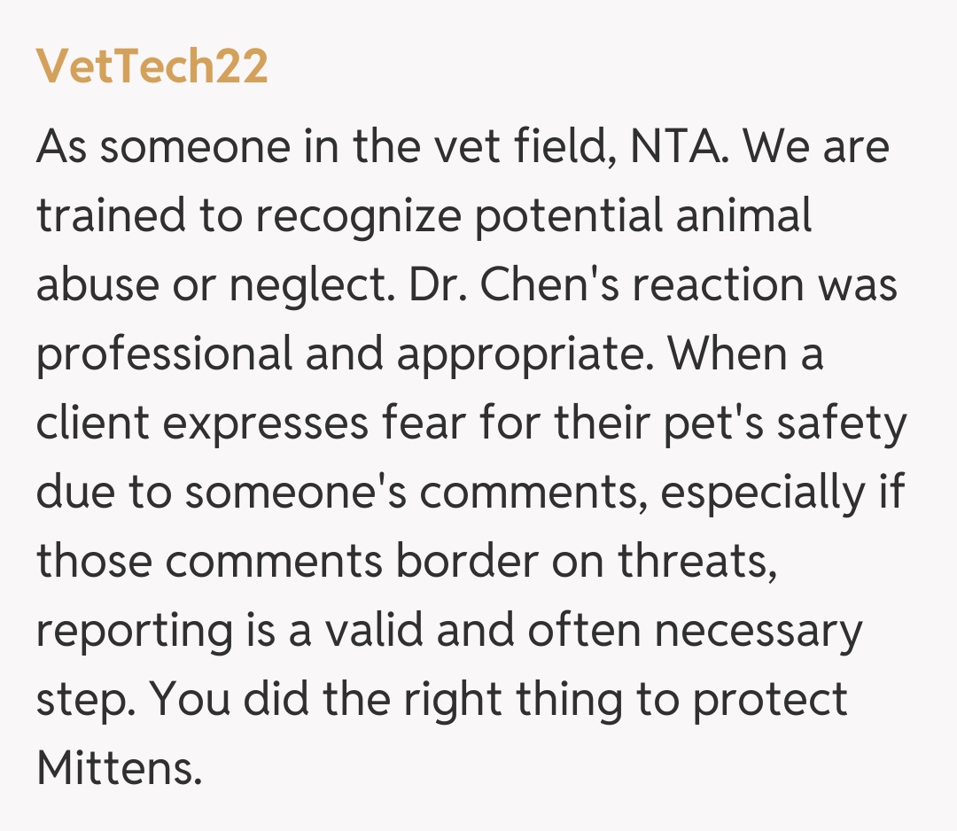Comentariu de la VetTech22