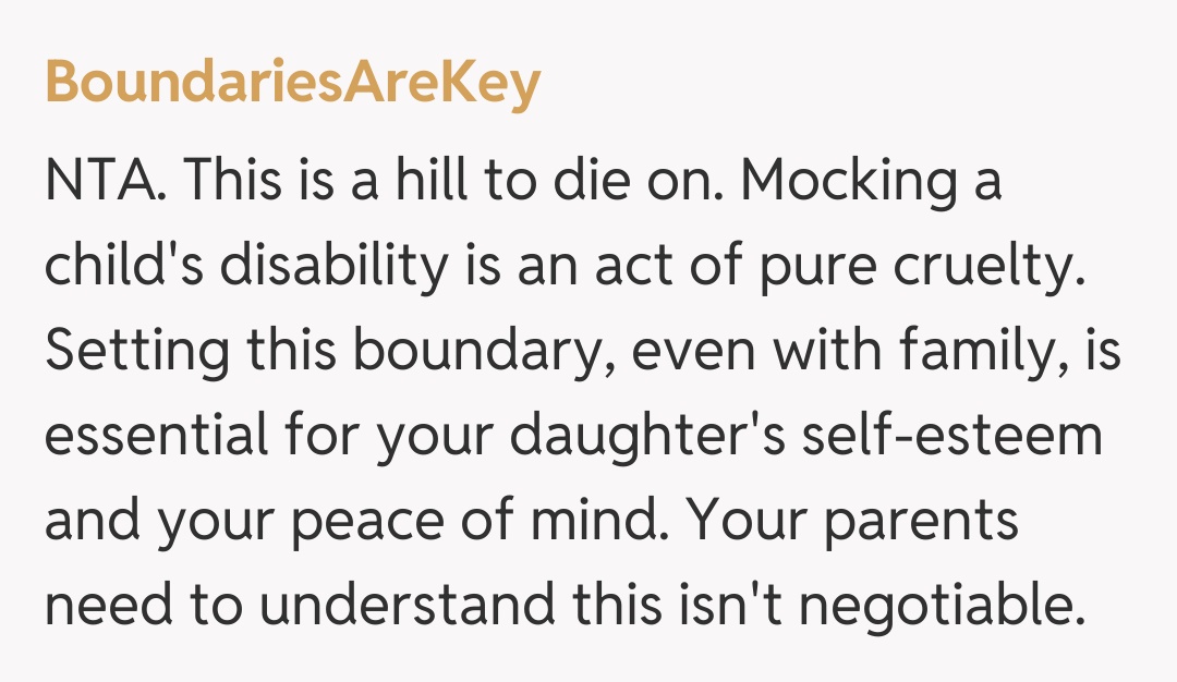 Comentariu de la BoundariesAreKey