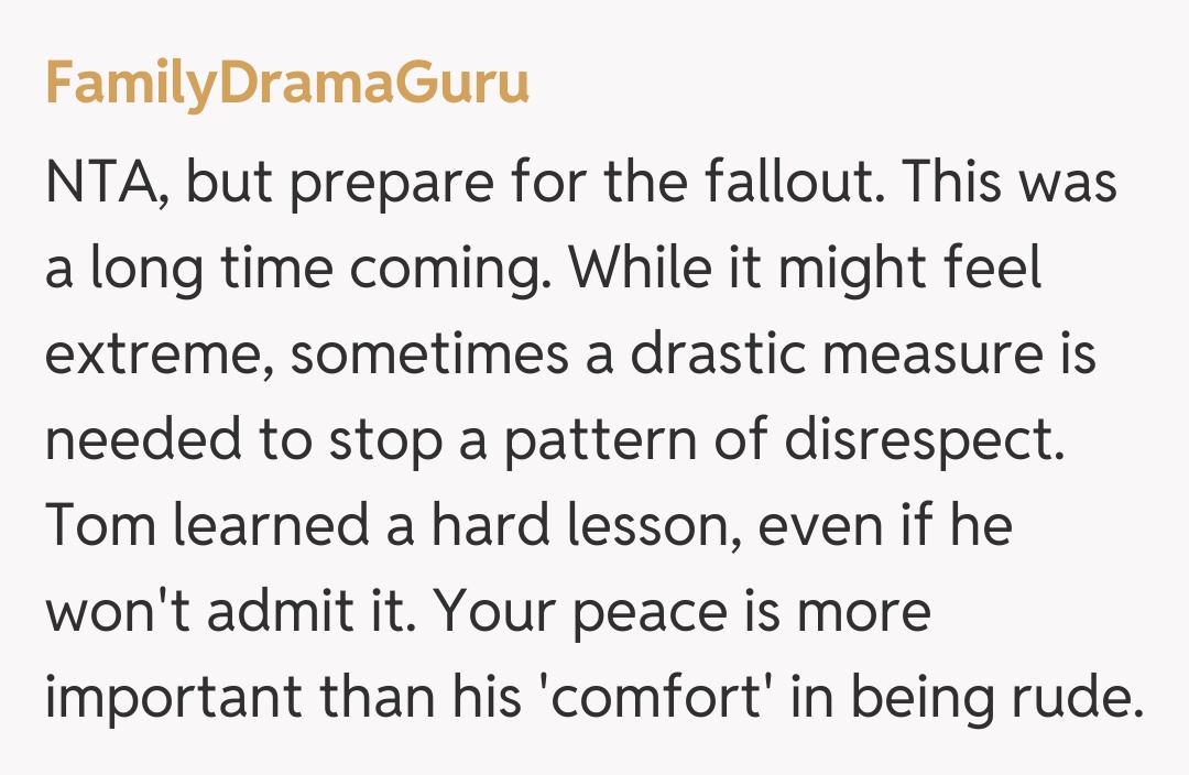 Comentariu de la FamilyDramaGuru