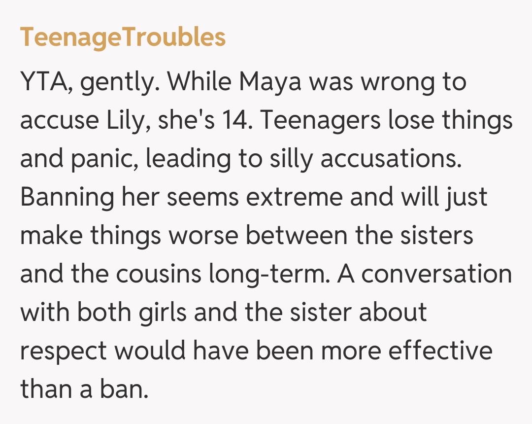 Comentariu de la TeenageTroubles