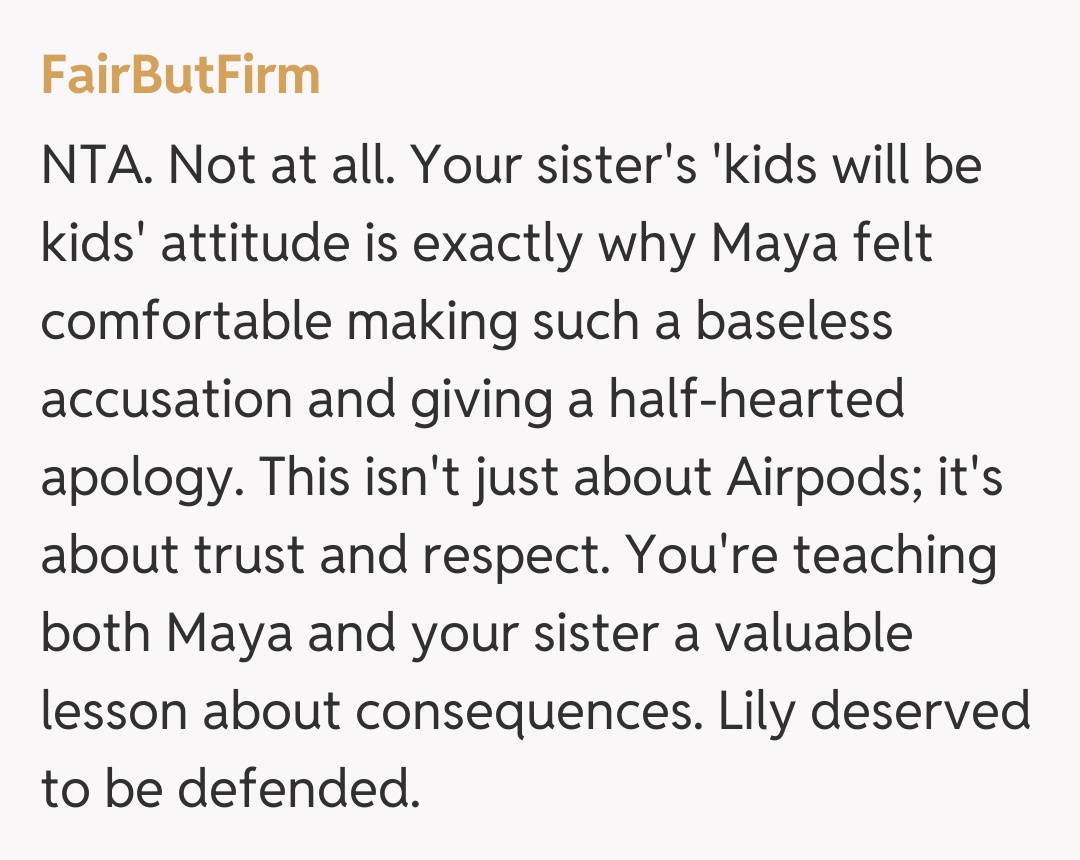 Comentariu de la FairButFirm