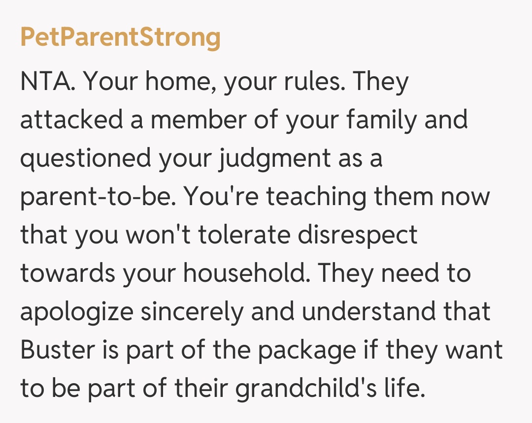 Comentariu de la PetParentStrong