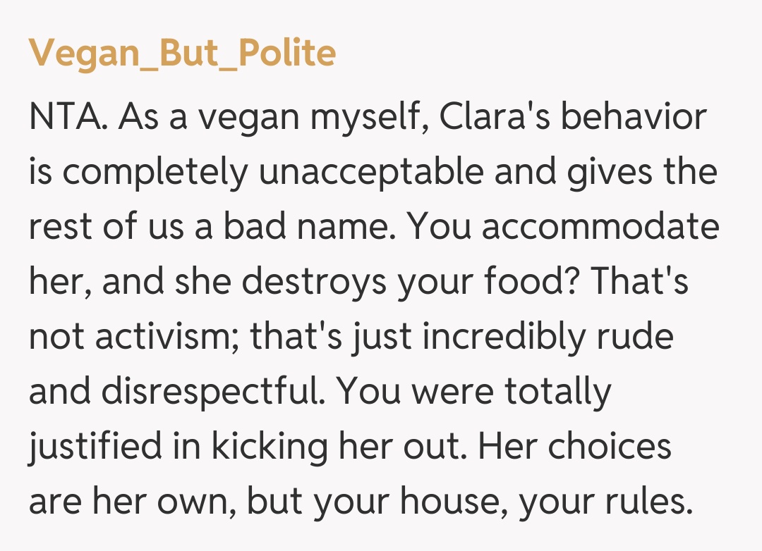 Comentariu de la Vegan_But_Polite