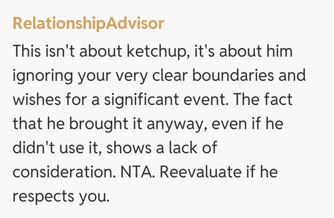 Comentariu de la RelationshipAdvisor